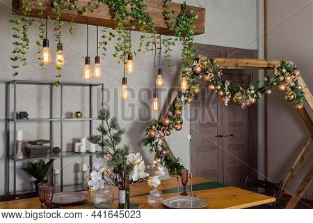 Restaurant Decoration With Edisson Bulbs.retro Style Light Bulbs .electric Lamp.christmas Decor.warm