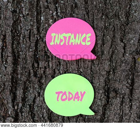 Inspiration Showing Sign Instance. Word For An Example Or Single Occurrence Of Something Particular 
