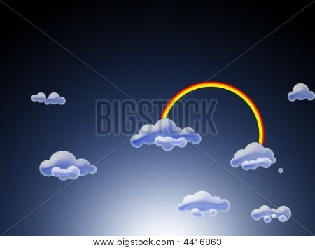 Небо с Rainbow