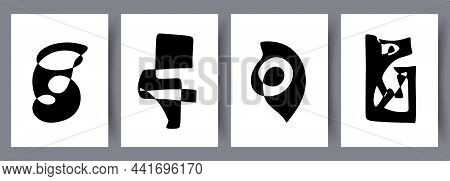 Scandinavian Abstract Vector Print Set.