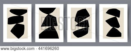 Scandinavian Abstract Vector Print Set.