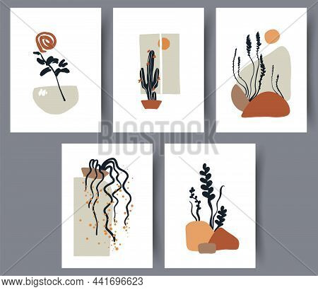 Abstract Vector Wall Art Background.