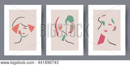 Printable Wall Art Vector Poster Set Vector.