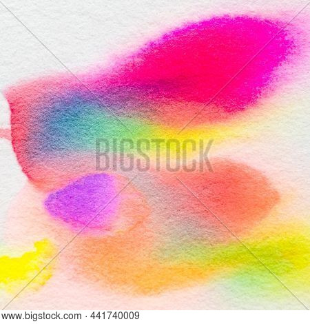 Aesthetic abstract chromatography background in neon color tone