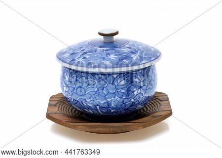 Closeup View Of Ceramic Cup For Tea On White Background