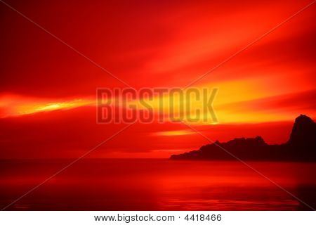 Spiaggia di Karekare tramonto