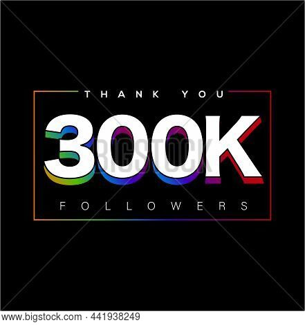 Thank You 200k Followers, Social Media Post.