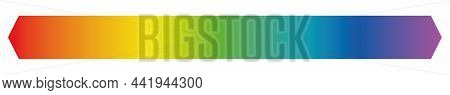 Visible Spectrum Of Light. Electromagnetic Spectrum Visible By Human Eye. Simple Schematic Banner Wi