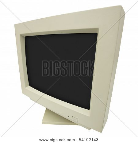 Crt Monitor Side Wide