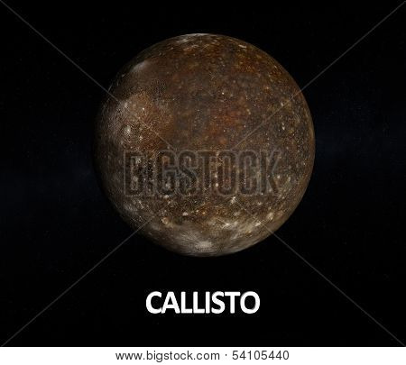 Jupitermoon Callisto