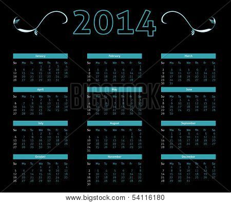 2014 Calendar