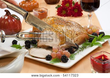 Roasted Turkey Breast - Rosemary-basil Rub