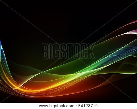 Stream Of Fractal Waves