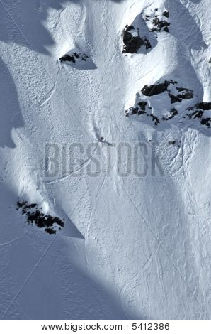 Skiløber i 2009 ekstrem Freeride World Championship finalen