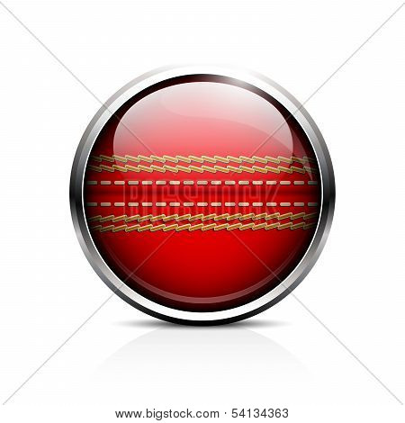 Cricket ball icon
