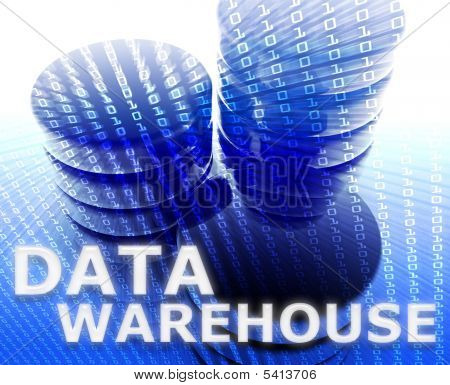 Data Warehouse illustratie