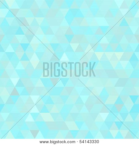 Light Blue Abstract Triangles Seamless Background