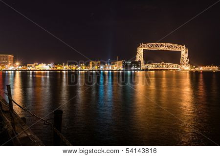 Duluth Skyline At Night