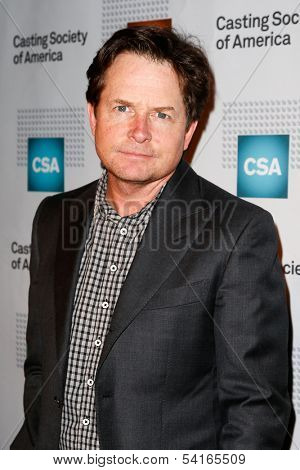 NEW YORK-NOV 18; Actor Michael J. Fox attends the CSA 29th Annual Artios Awards ceremony at the XL Nightclub on November 18, 2013 in New York City.