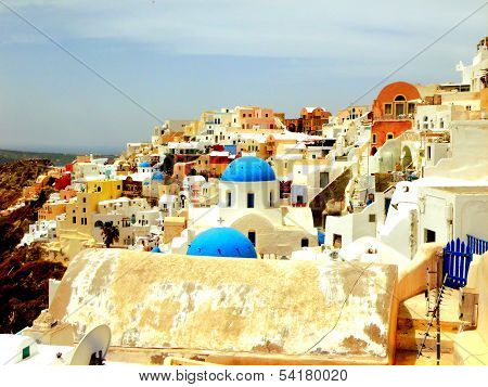 Santorini island in Greece