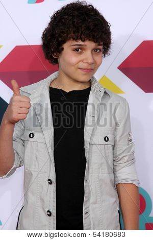 LOS ANGELES - NOV 17:  Cameron Ocasio at the TeenNick Halo Awards at Hollywood Palladium on November 17, 2013 in Los Angeles, CA