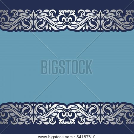 Floral border.