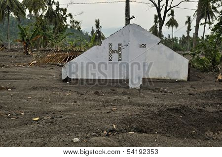 House Damaged by Natural Disaster