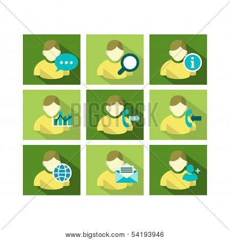 Flat Icon Design People