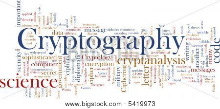 Crittografia Word Cloud