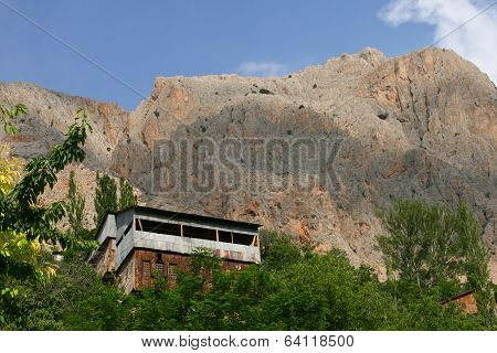 hillside village of Kemaliye, Turkey