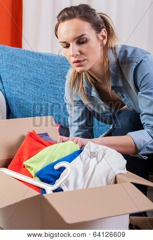 Wife Packing Clothes