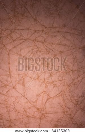 Brown Crumpled Paper Background Texture