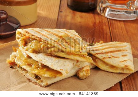 Chicken Quesadillas