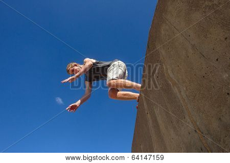Teen Boy Jumping