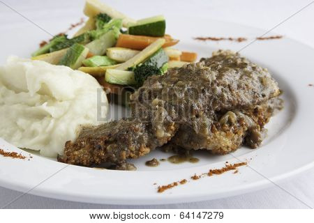 Pine Nut Encrusted Asiago Chicken
