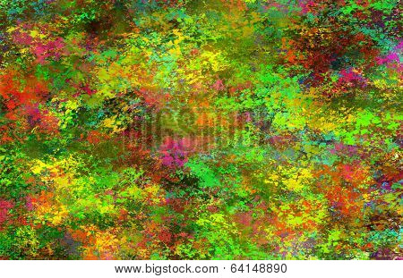 Greenish Dominant background