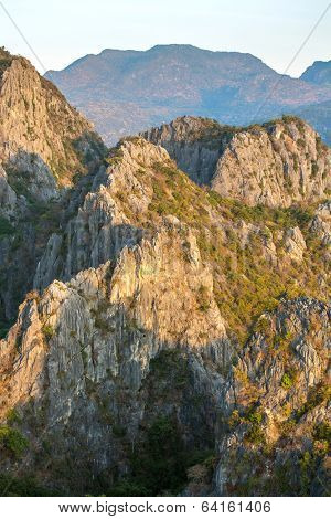 Limestone mountains in Sam Roi Yot National Park, Thailand