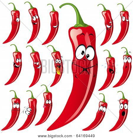 Chili Pepper Cartoon