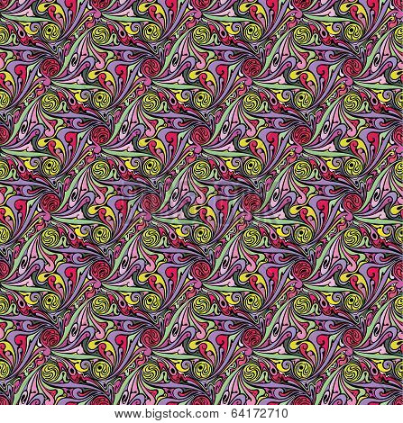 Vector Abstract Seamless Pattern. Design Template