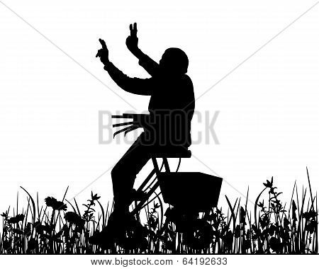 Woman With Rollator