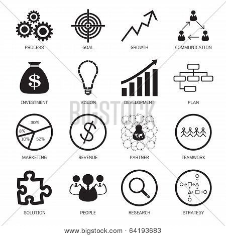 Strategy Concept Icons