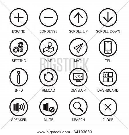 Web Responsive Icons.