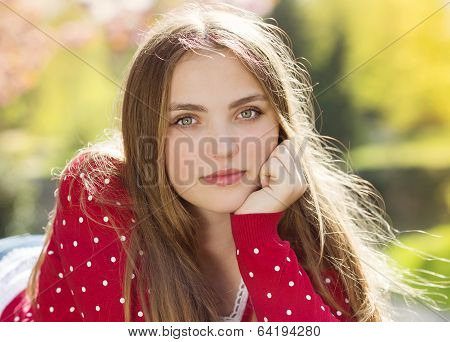 Beautiful spring girl