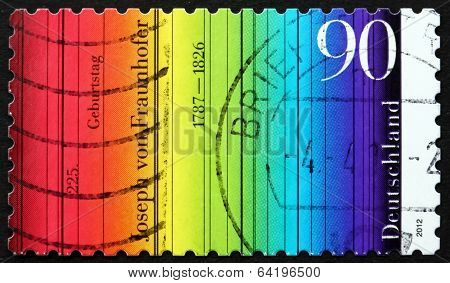 Postage Stamp Germany 2012 Colour Spectrum
