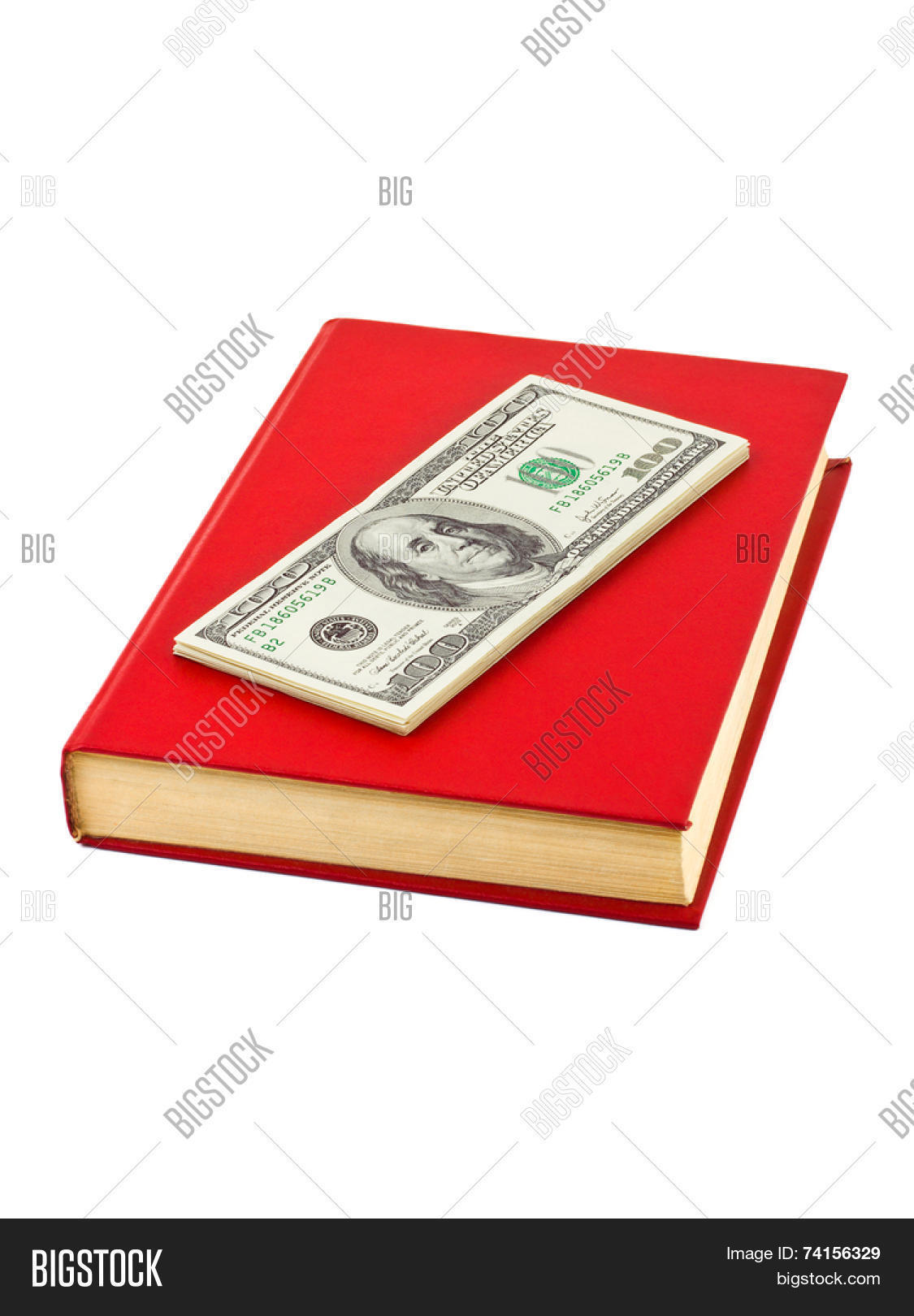 Money Book Isolated On Image &amp; Photo (Free Trial) | Bigstock