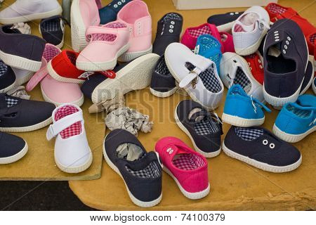 Loads Of Children Shoes