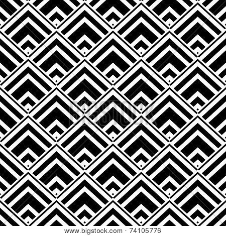 Seamless geometric background, simple black and white stripespattern, accurate, editable and useful