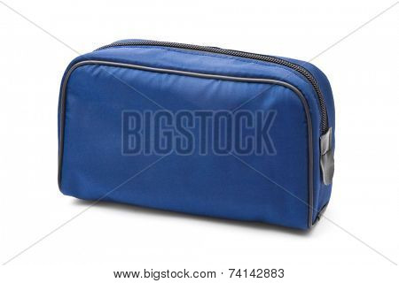 Blue case - isolated on white background