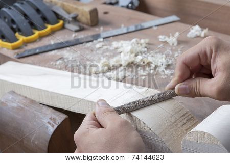 Luthier Filing Down