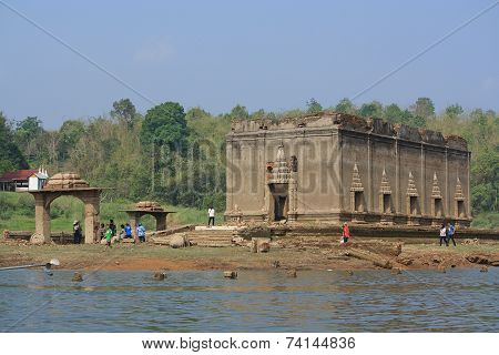 Old Temple In Kharnchanaburi